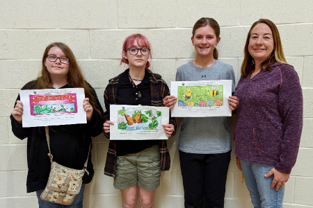 WMS Students Win "Plant Native!" Billboard Contest
